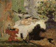 Paul Cezanne A Modern Olympia Spain oil painting artist